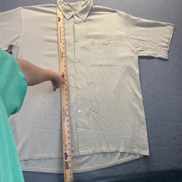 Ferracci Men's Short Sleeve Shirt Rayon Size 2XLT,Pocket - Picture 6 of 8